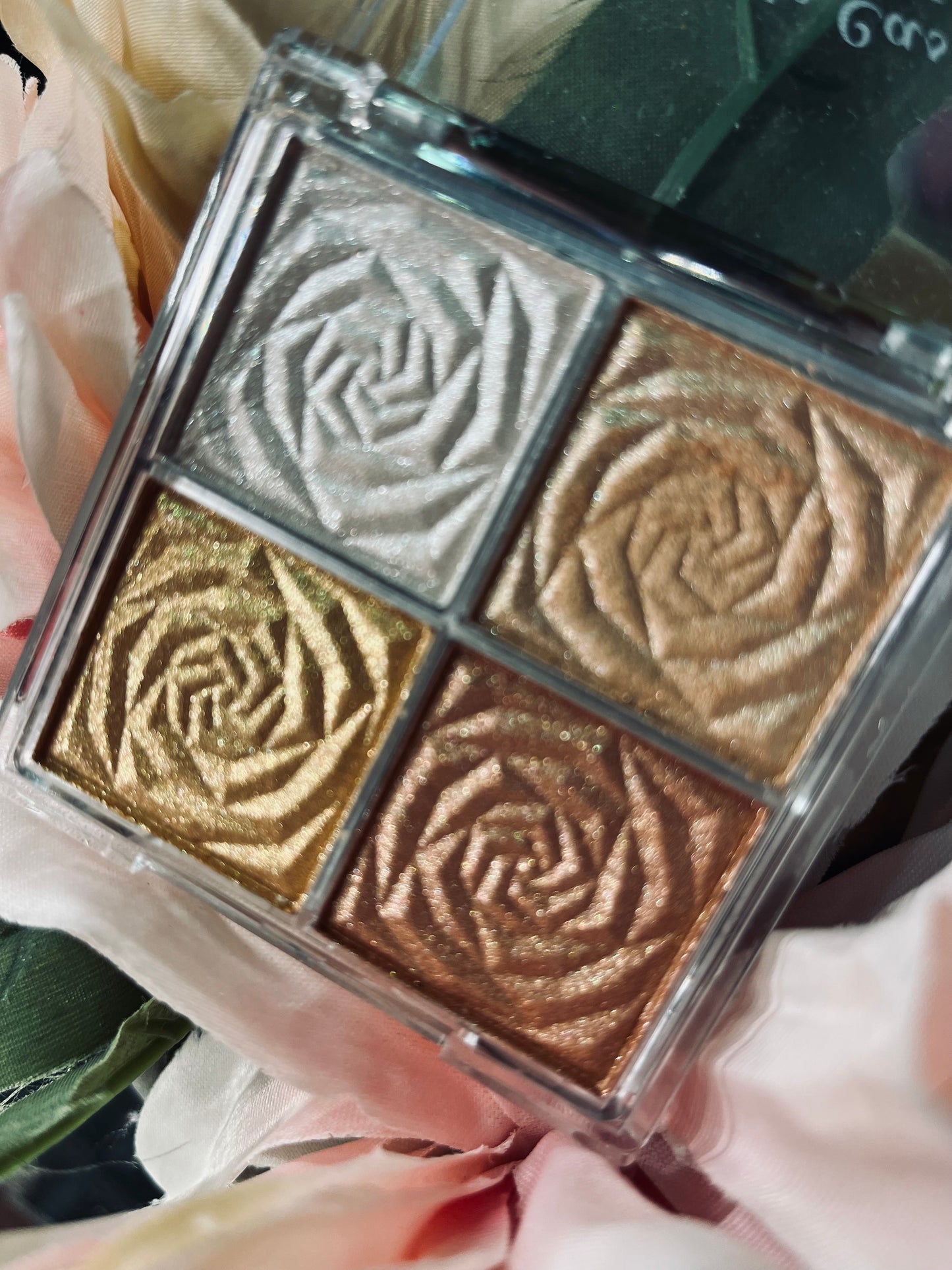 Floral Shimmer mini highlighting quad