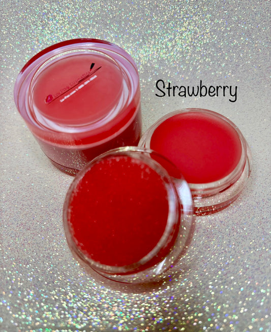 Sugar Lip Scrub with Lip Balm Strawberry
