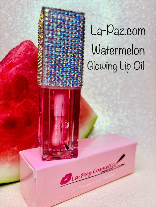 Watermelon moisturizing lip oil