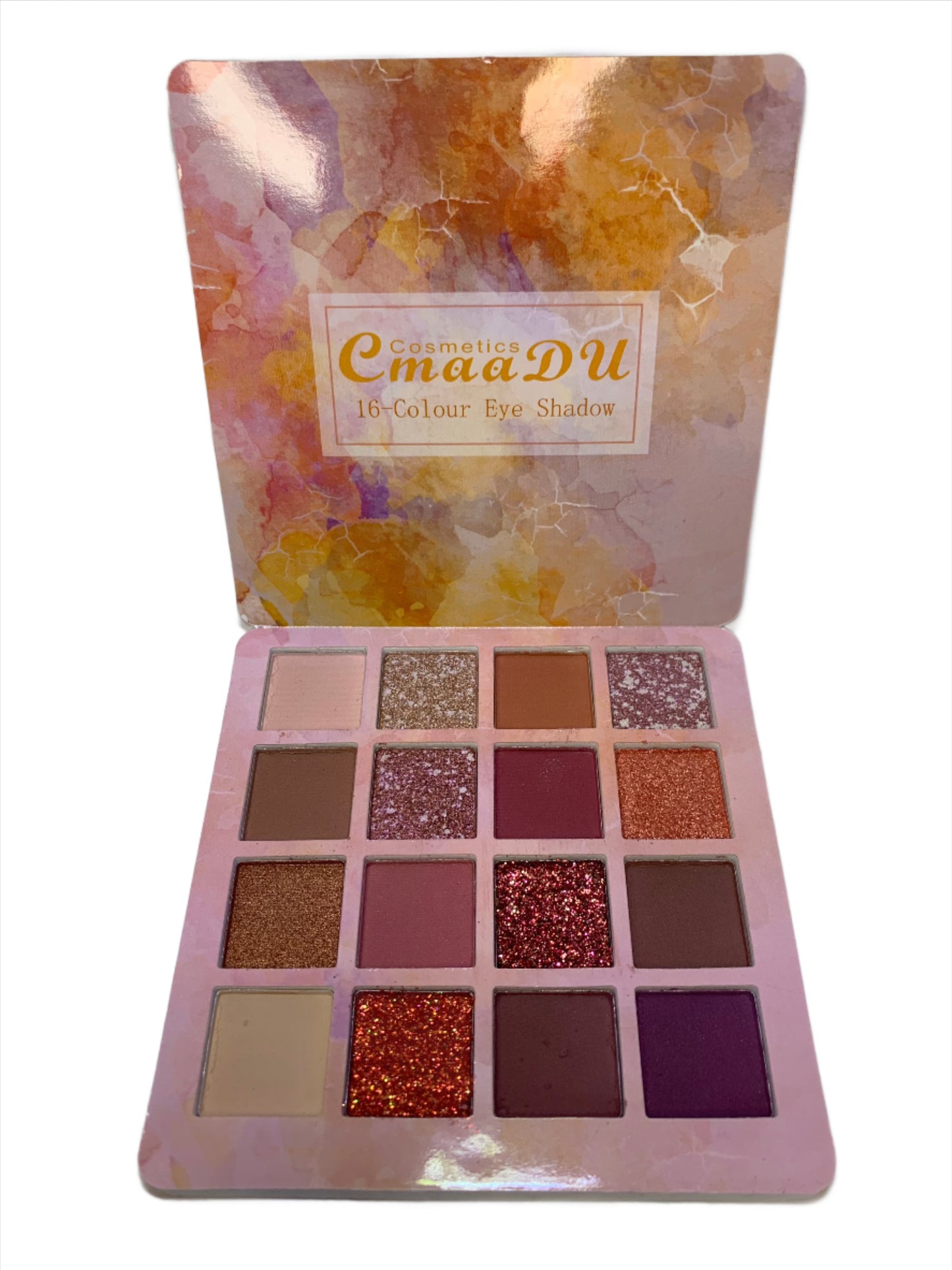 16 eyeshadow with glitter
