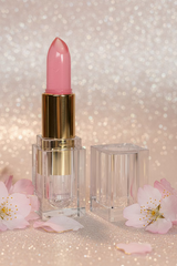 #3 Crystal Jelly Color-Changing Lipstick with cherry blossoms