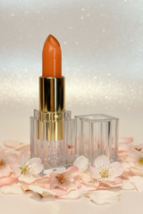 #7 Crystal Jelly Color-Changing Lipstick with cherry blossoms