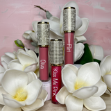 Diva, Flirt and Kiss Me Pink matte lipsticks
