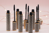 Multiple mascara tubes with decorative rhinestone tubes