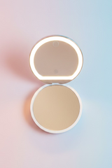Open Rechargeable LED Compact Mirror