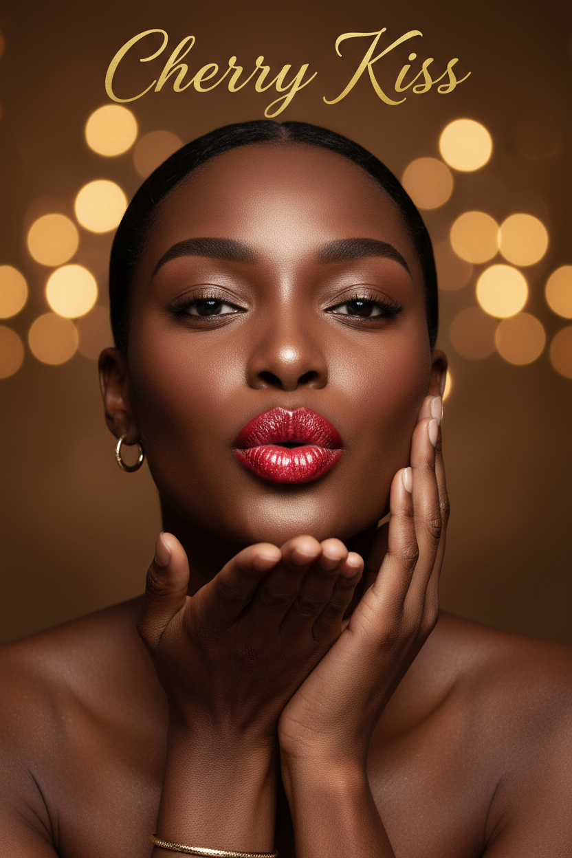 Cherry Kiss model no gloss