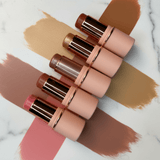 5 Cream Blush Swatches by La Paz