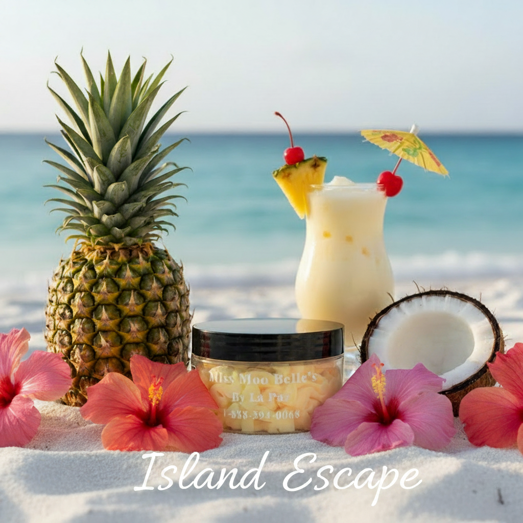 Luxurious Whipped Body Butter in Island Escape - La Paz Cosmetics