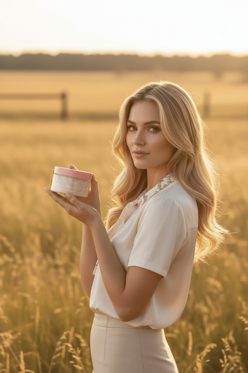 Sweet Cream & Honey Body Butter Natural Tallow Skin and Hair Care Products by Miss Moo Belle