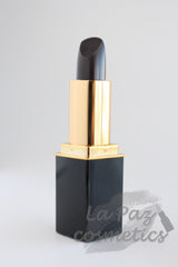 L'Paige color changing lipstick in  #106 Batgirl presented by La Paz Cosmetics